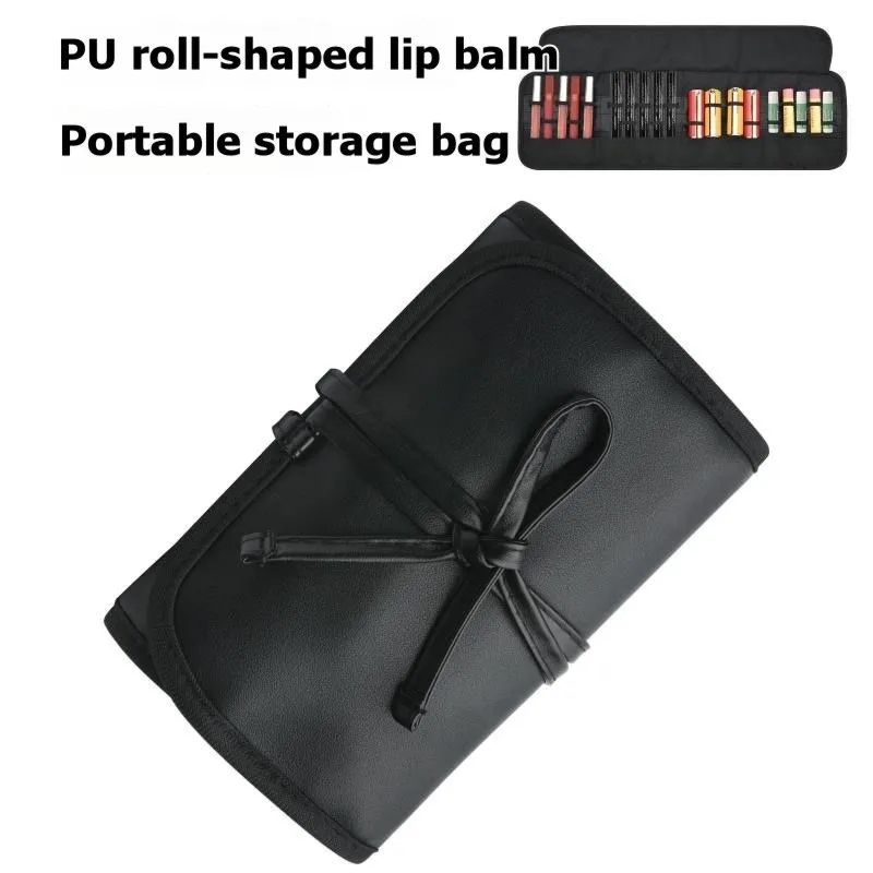 【PRICE REDUCT】Lipstick Organizer Bag, 20 Slots Lipstick Bag, Portable Lip Gloss Holder, Travel Cosmetic Makeup Bag For Lip Produ