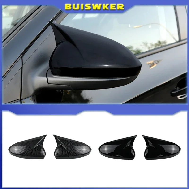 

Mirror Cover For Chevrolet Cruze 2008 2016 Accessory Bright Black BAT Case CAR Shields External Parts