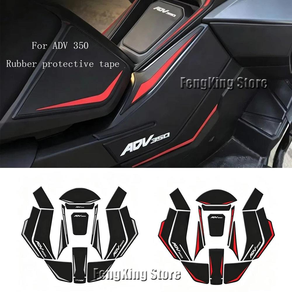 

Motorcycle Accessories Rubber Fuel Tank Stickers Kits Protection Thicken Stickers Body Anti Slip Protection For ADV350 2025
