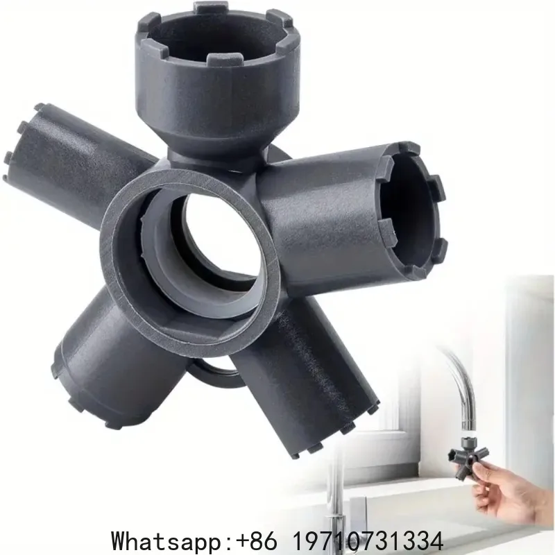 10 In 1 Faucet Aerators Removal Tool Faucet Aerator Key Multifunctional Bathroom Kitchen Plumbing Tap Removal Wrench Tools