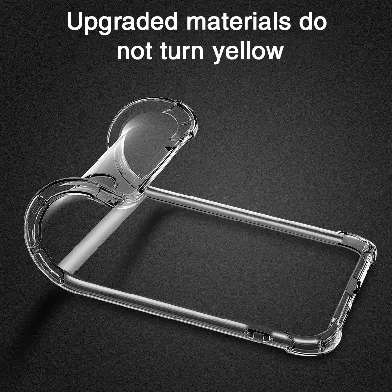 Transparent Shockproof Phone Case For Samsung Galaxy A50 A51 A70 A31 A11 A71 A10 A40 A20 A30 A50S A12 A30S Silicone Back Cover