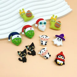 New 3d Designer Food Grade Silicone Deer Christmas Focals Beads For Diy Beaded Pens Bulk Wholesale