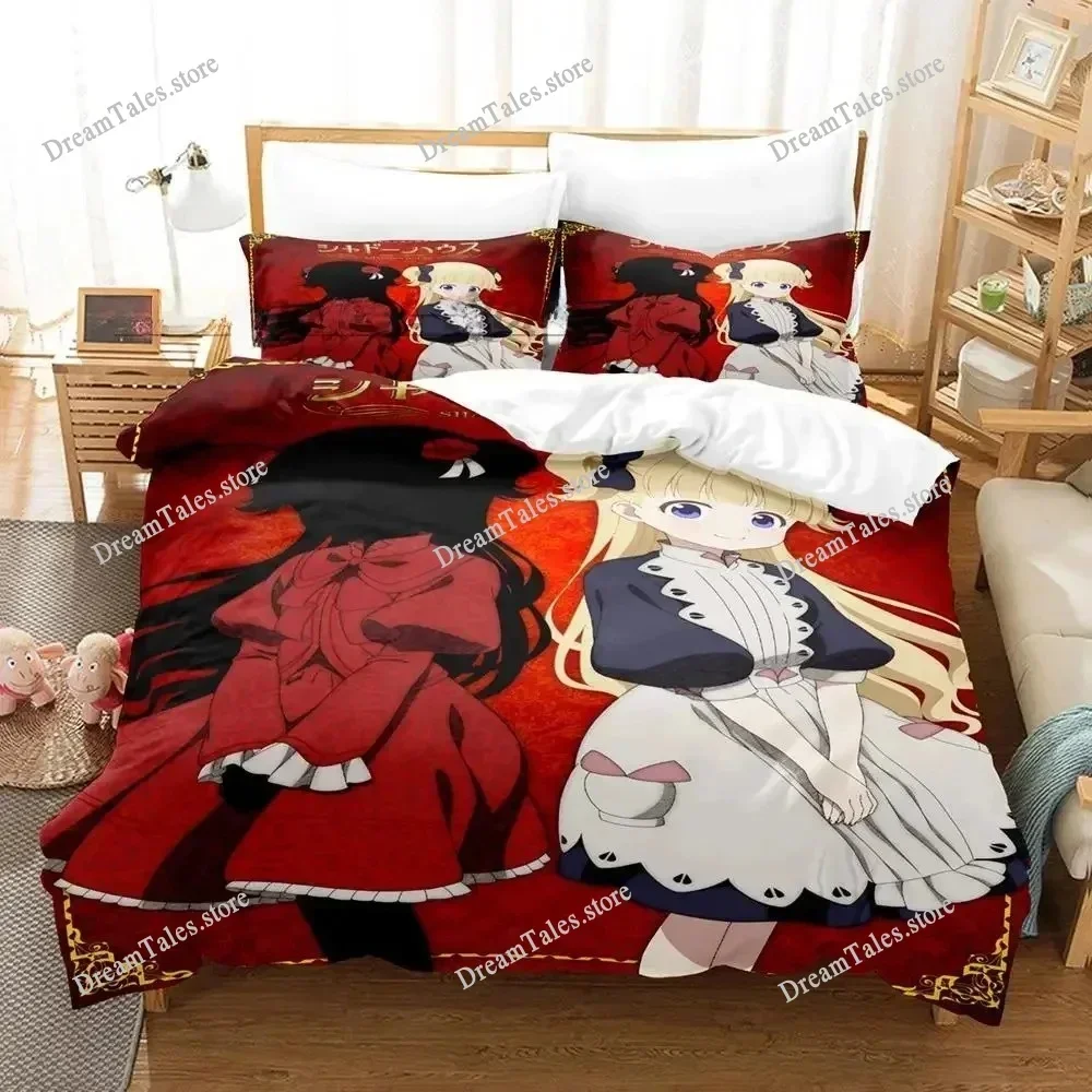 3D Printed Anime SHADOWS HOUSE Bedding Set Duvet Cover Bedroom Comforter Single Twin King _Size Quilt Cover Home Textiles592FQH