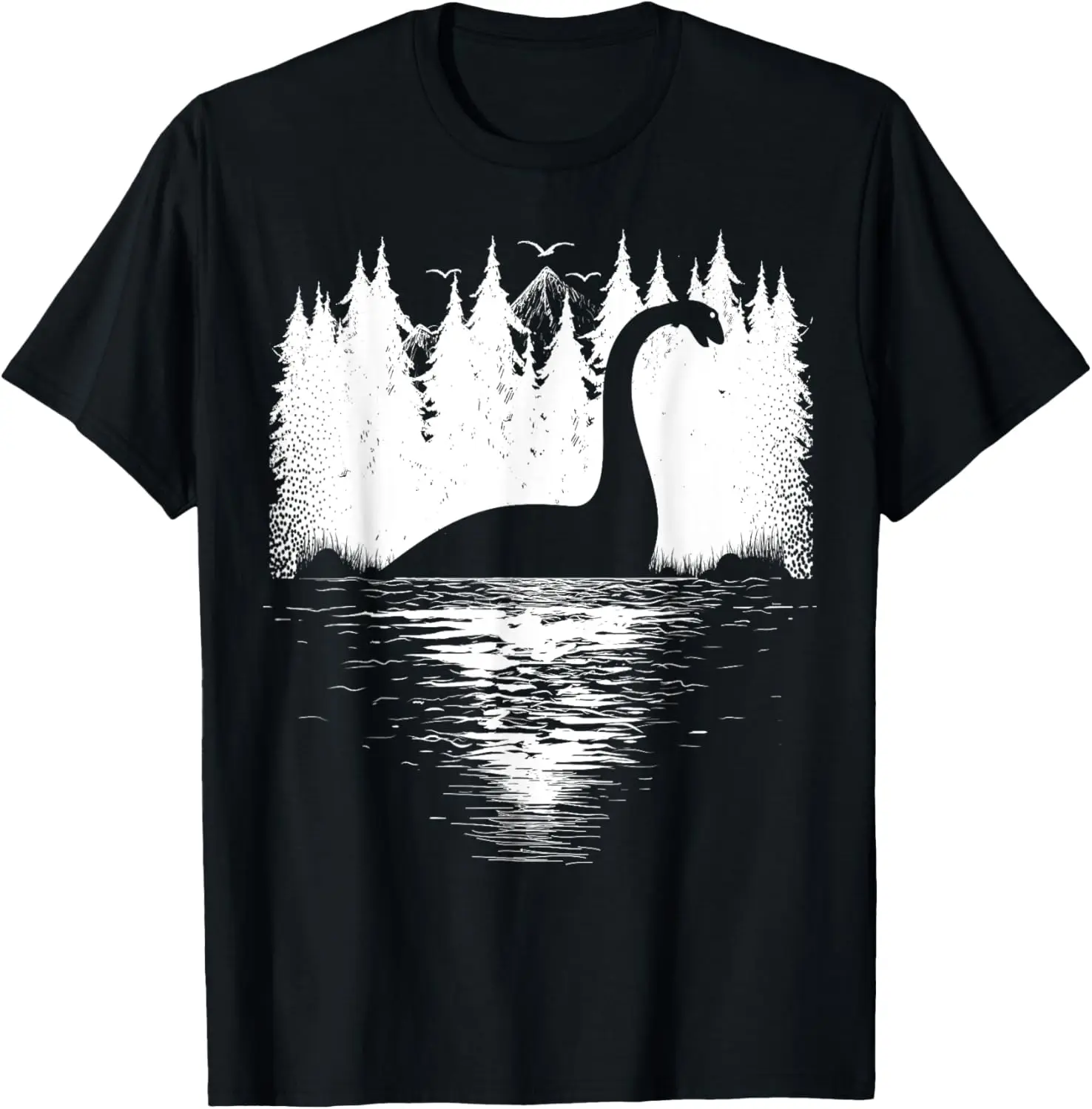 

Loch Ness Monster Kids Youth Women | Scotland Cryptid Nessie T-Shirt