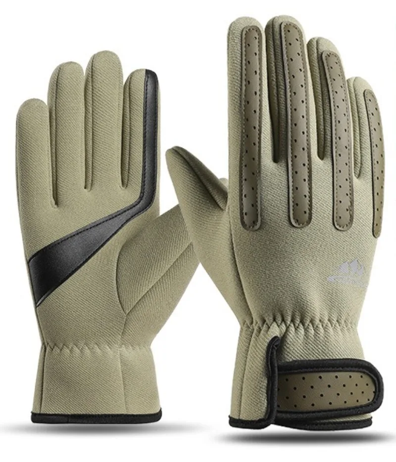 

Winter Thermal Gloves Men's Velvet Waterproof Non-slip and Cold-resistant Outdoor Cycling Mountaineering Touch Screen Ski Rider