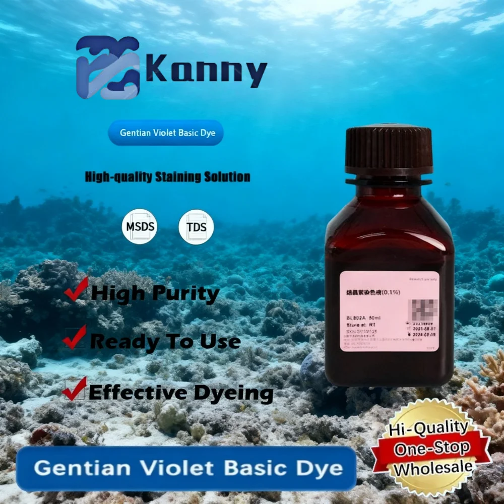 Gentian Violet Basic Dye 0.1% Solution for Staining and Microscopy Applications Original Product