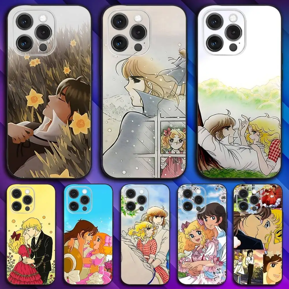 

C-Candy Comics Candy Phone Case For iPhone 17,16,15,14,13,12,11,Pro,Max,Plus,X,XS,SE4,E,Mini,Soft Black Case