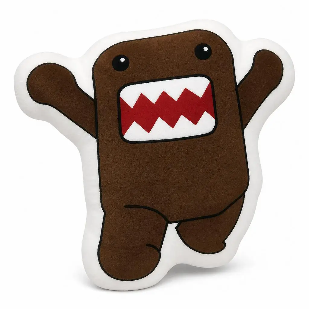 Domo Kun Cute Plush Pillow Cushion Irregular Stuffed Throw Pillow Home Decor Gift Sofa Bed Home