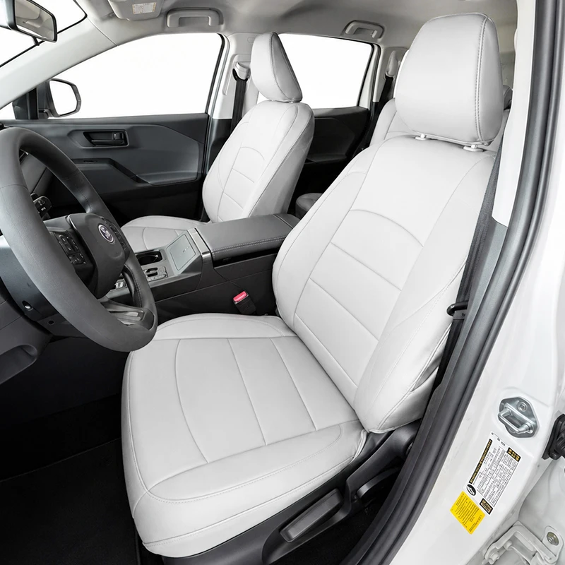Custom Fit Car Seat Covers For 2026 Toyota RAV4 5 Seats Full Set Premium Artificial Leather Full Coverage