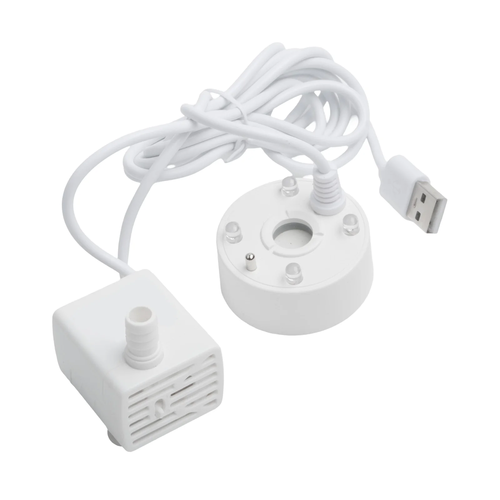Event Decoration 4*3.4*6 LED Colored Lights All-in-one Water Pump Atomizer Mist Generator Built-in Water Pump Easy Operation