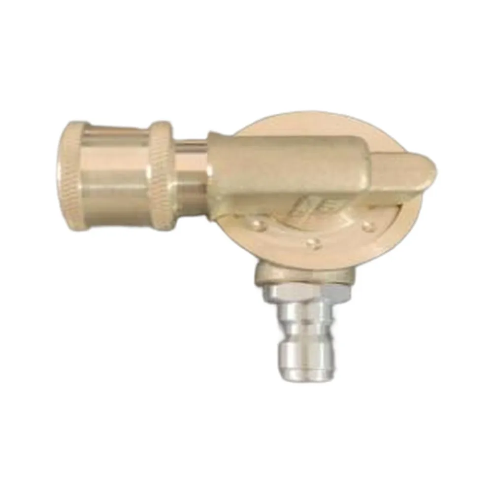 7-Position Rotary Coupler For High Pressure Washer, 4500 PSI Brass Quick Connect Adapter With Multi-Angle Nozzle