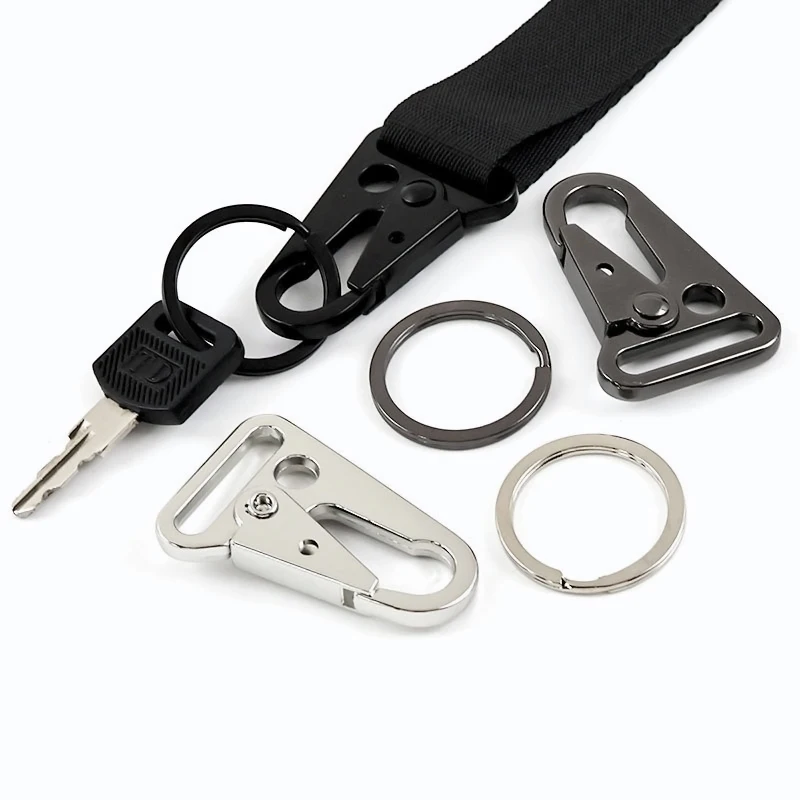 

5/10Sets 25mm Metal Buckles Keychain Snap Hook Handbag Trigger Buckle O Ring Bag Strap Connection Clasp Hardware Accessoriess