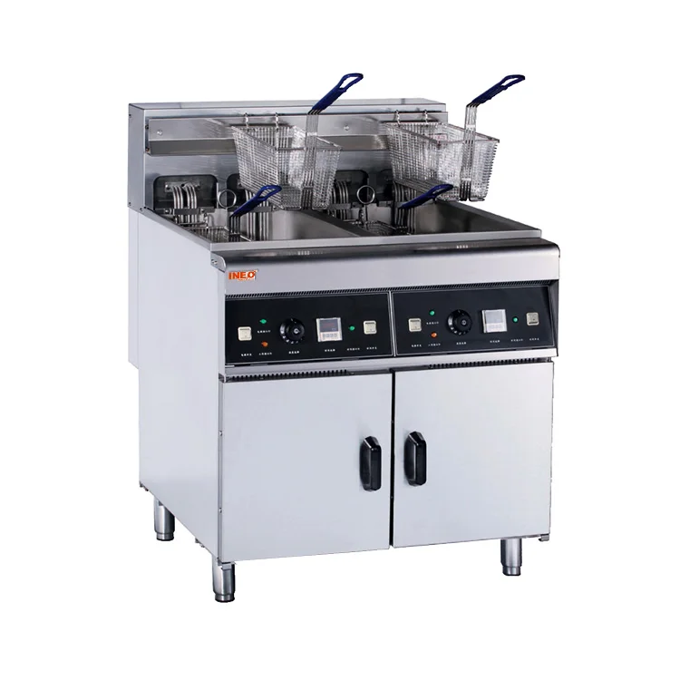 

2x28 Liters Restaurant Hotel Heavy Duty Stainless Steel Commercial Industrial Electric Potato Big Deep Fryer