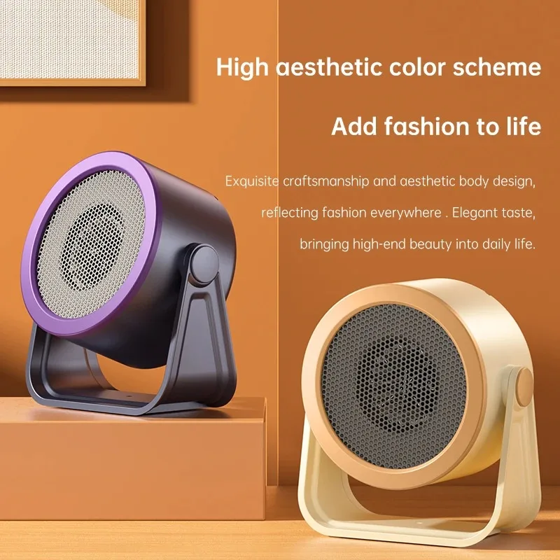 Portable Desktop Hot Air Blower Energy-efficient Warm Heater Mute Warm Air Blower Mini Energy Saving Heater Mini Fan Stove