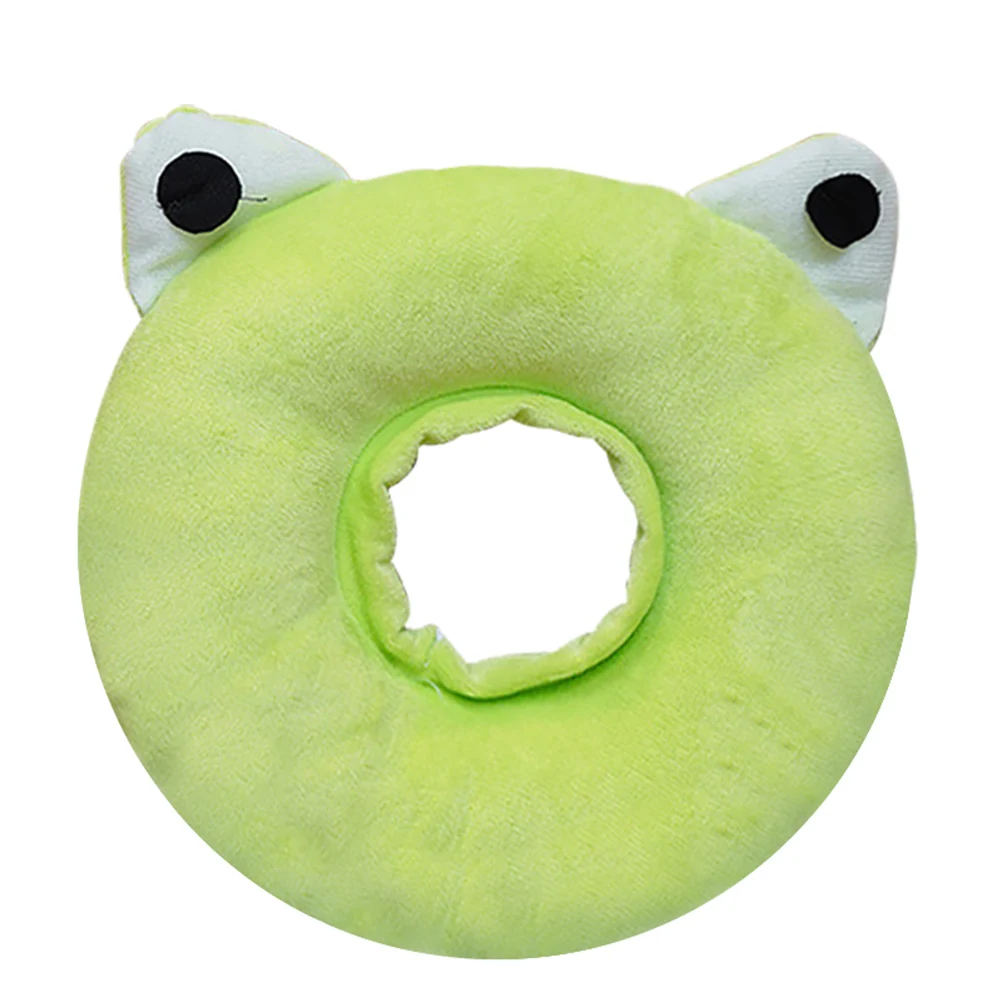 

Cat Licking Head Cover Pet Collar Neck Circle Protective Recovery Light Green Neckerchief