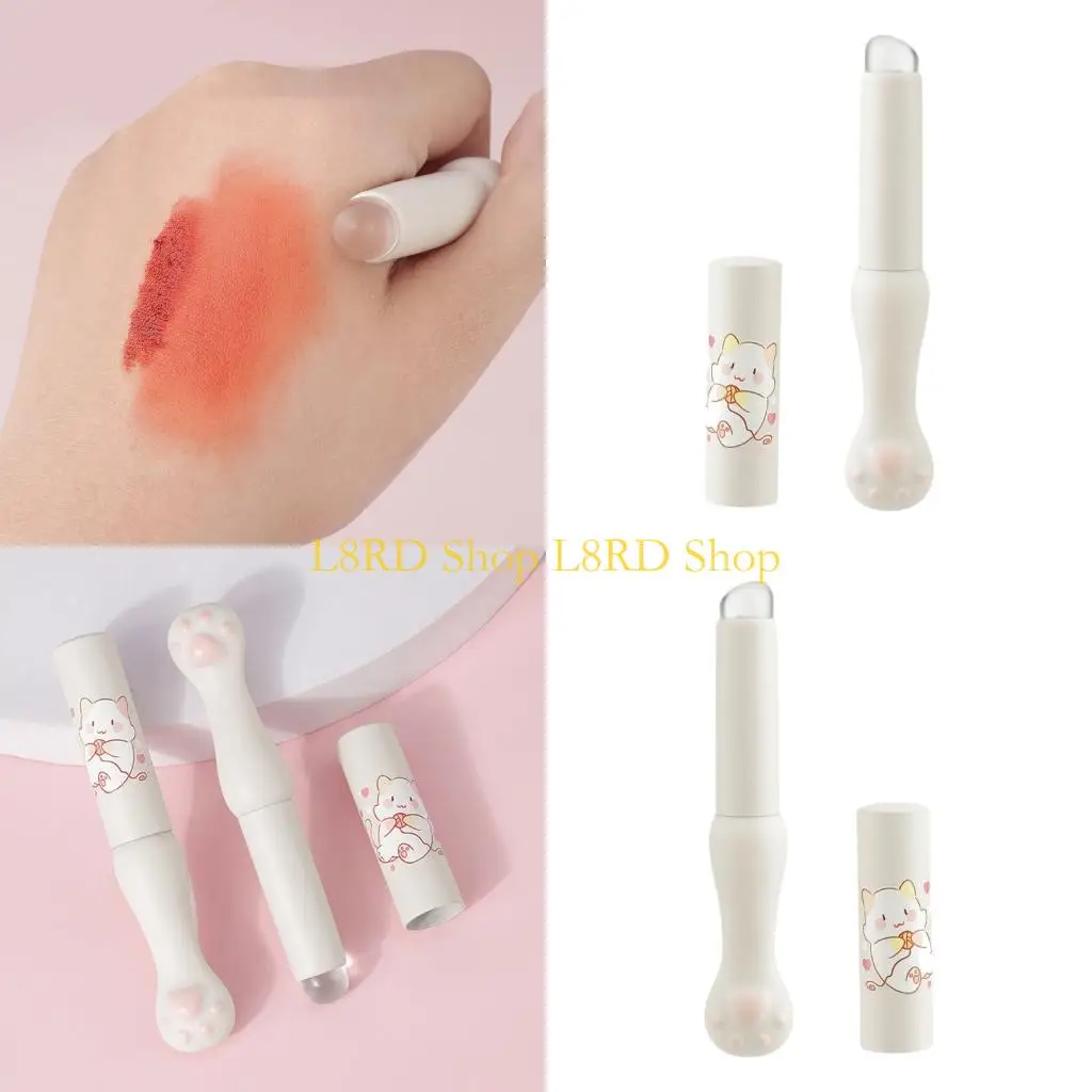 L8rd pincel maquiagem labial multiuso silicone com capa aplicador reutilizável para batom brilho bálsamo e corretivo