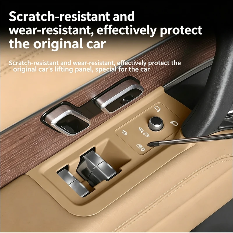 For Land Rover Range Rover Autobiography /Vogue/Sport 2023-2026 Car Window Lift Switch Panel Silicone Protective Pad view 3