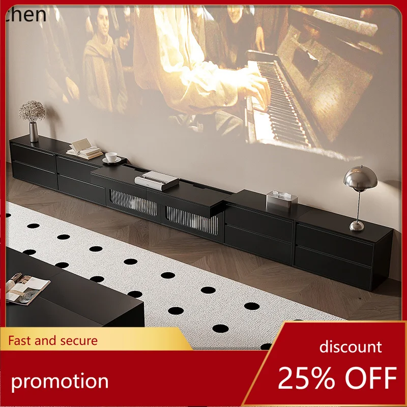 

HT TV cabinet coffee table combination laser projector living room home floor