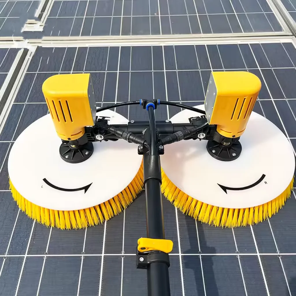 Best Quality Solar Panel  Cleaning Kit Water Fed Brush with Extendable Pole Solar Photovoltaic Cleaning Brush