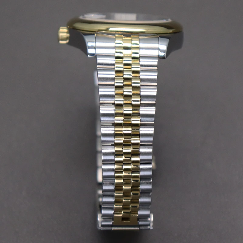 36mm 40mm Waterproof Automatic Watch Case 5-link Bracelet For Nh34 Nh35 Nh36 Nh38 8215 Movement 28.5mmDial Sapphire Glass Oyster