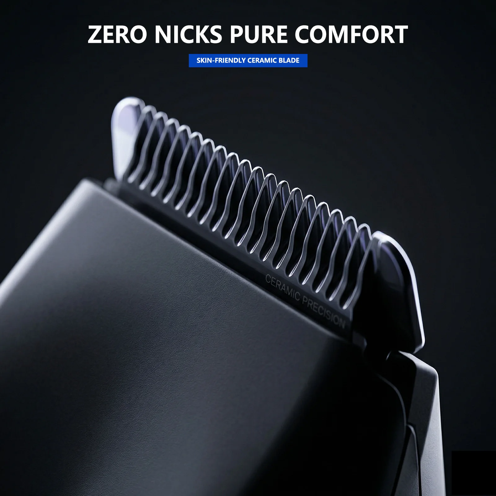 Electric Body Groin Trimmer for Men Manscaping Groomer Pubic Hair Shaver Ceramic Blade IPX7 Waterproof USB-C Clipper view 2