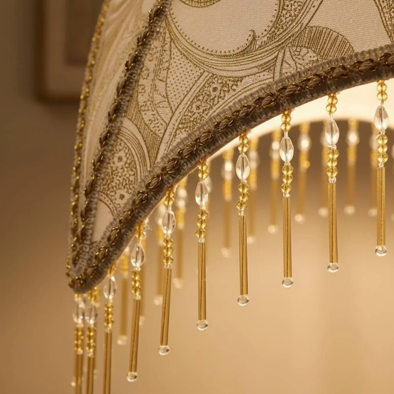 E27 Replacement Lampshade Easy Installation E27 Lamp Shade Replacement Decorative Accent Vintage Tassel Lampshade
