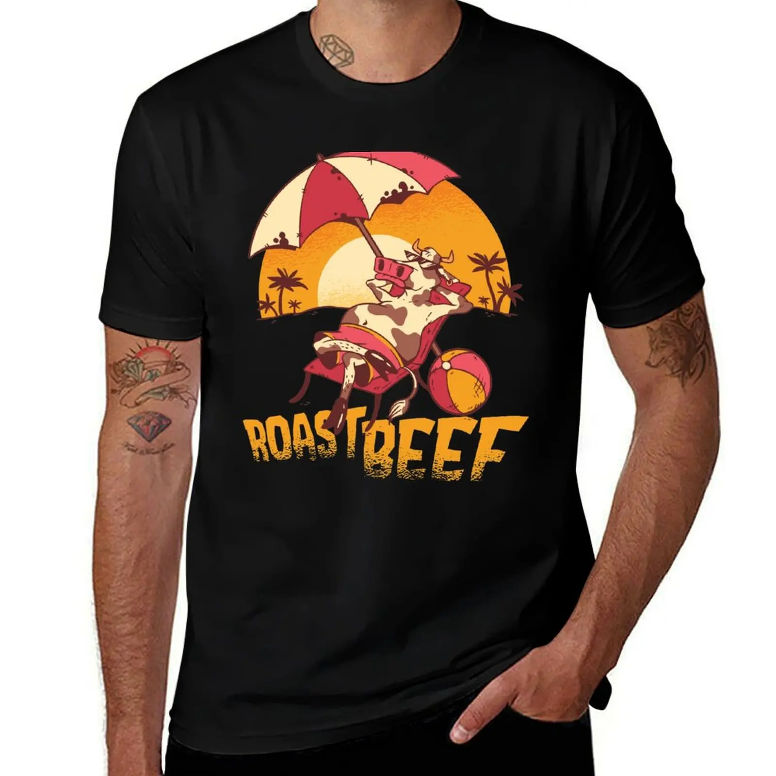 Roast beef T-Shirt Quick Dry Sports Short Sleeve Tee T-Shirt