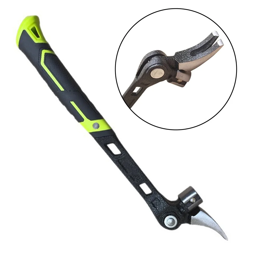For Versatile Claw Hammer: Adjustable Angle, High Carbon Steel Easy To For Carpentry Renovation DIY Nail Pulling Hand Tool