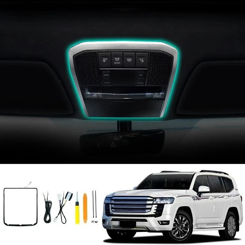 For Toyota Land Cruiser LC300 Roof Surround Ambient Welcome Lights Atmosphere Environment Light Car Interior Accessories