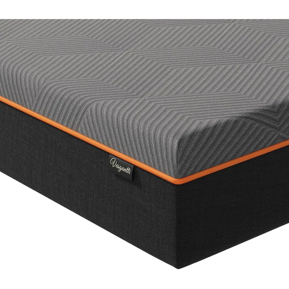 

14 Inch Gel Memory Foam Mattress Queen Size - Comfort Foam, Pressure Relief & Cool Sleep Support, Made in USA, Medium Firm Bed i