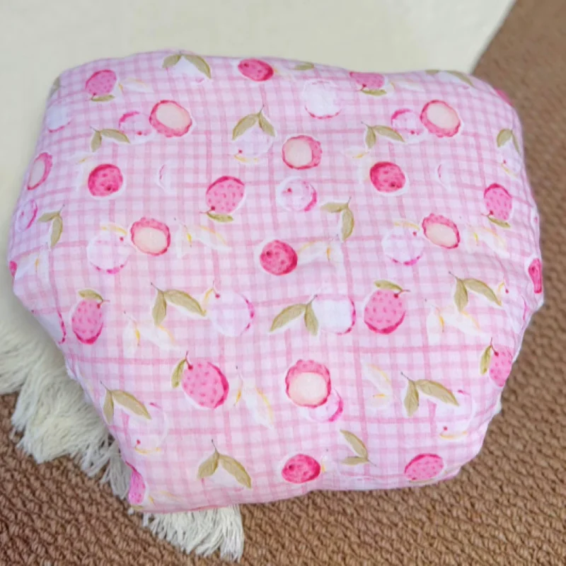 Cute Print Adult Reusable Training Pants ABDL Thick Cotton Cloth Diapers Soft Comfort Nappies Panties Leak-proof Underwear