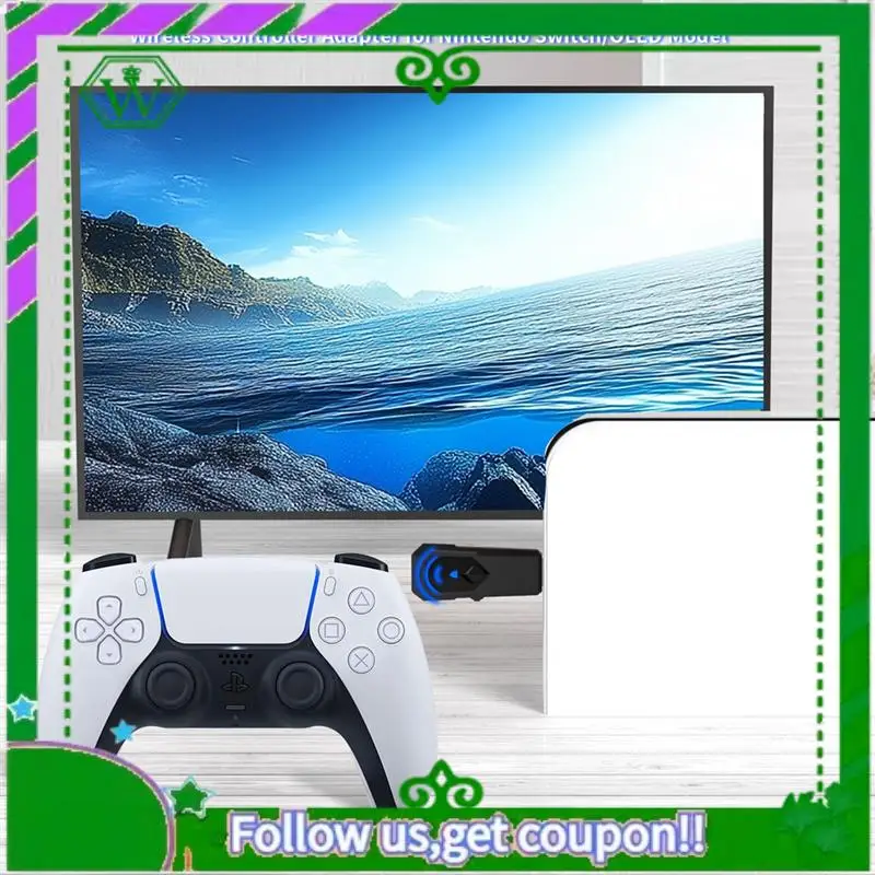 Reliable-Wireless USB Converter For PS5 PS4 PS3 Switch OLED Bluetooth Gamepad Game Controller Adapter Wired Controller Adapter