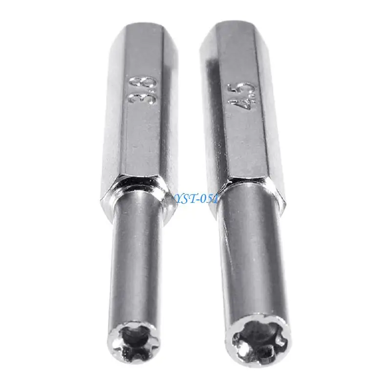 

E15A 3.8mm/4.5mm Steel Security Screwdriver Tool Bit gamebits for