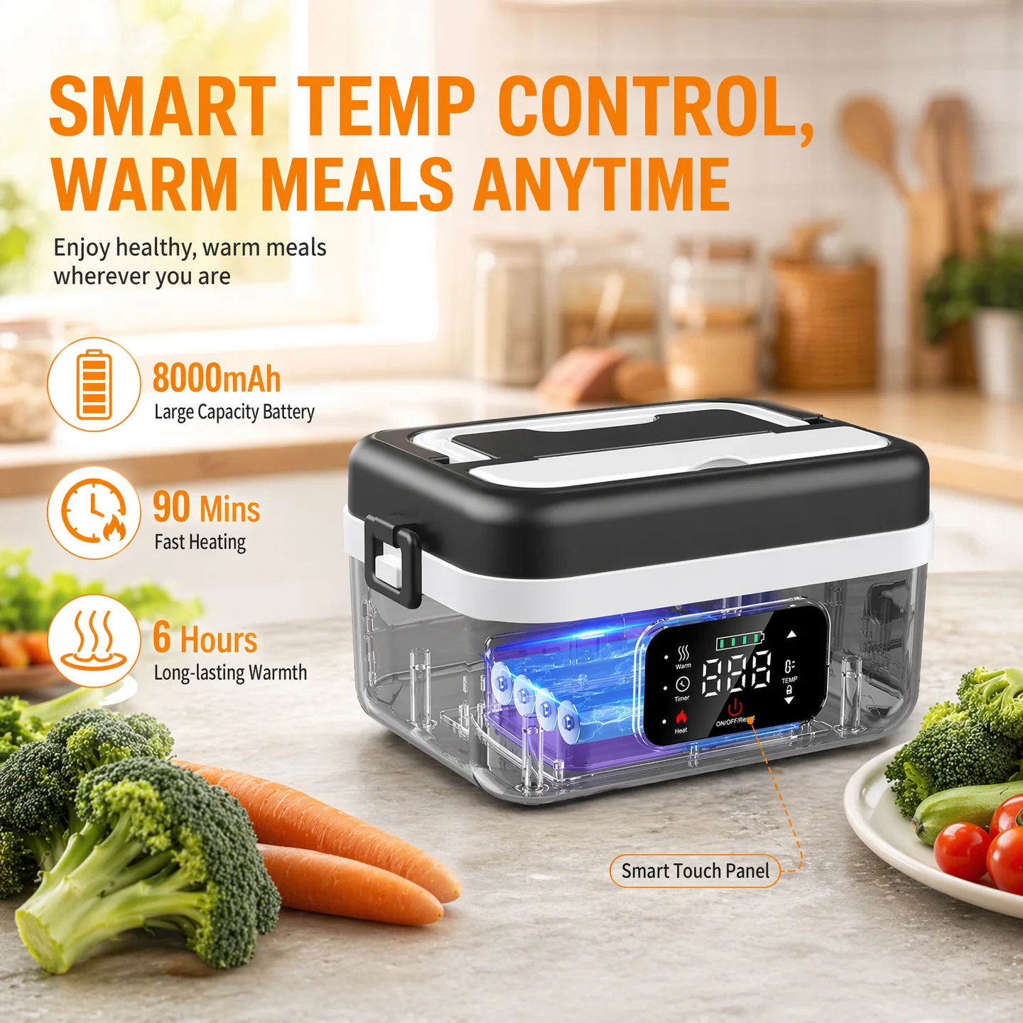 صندوق غداء كهربائي لاسلكي قابل - مراجعة Portable Food Warmer وسعره