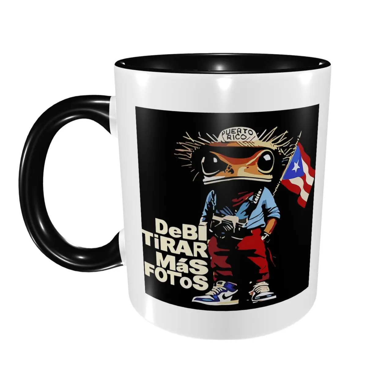 Bad Bunny DTMF Debi Tirar Mas Fotos Mug Funny Ceramic Coffee Cups Tea Mugs Milk Cup Drinkware Gifts for Friends