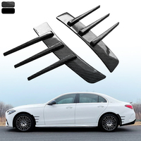 Car Modification Exterior Installed Leaf Panel Simulated Shark Side Decorative Stickers Anti-collision Car Stickers
