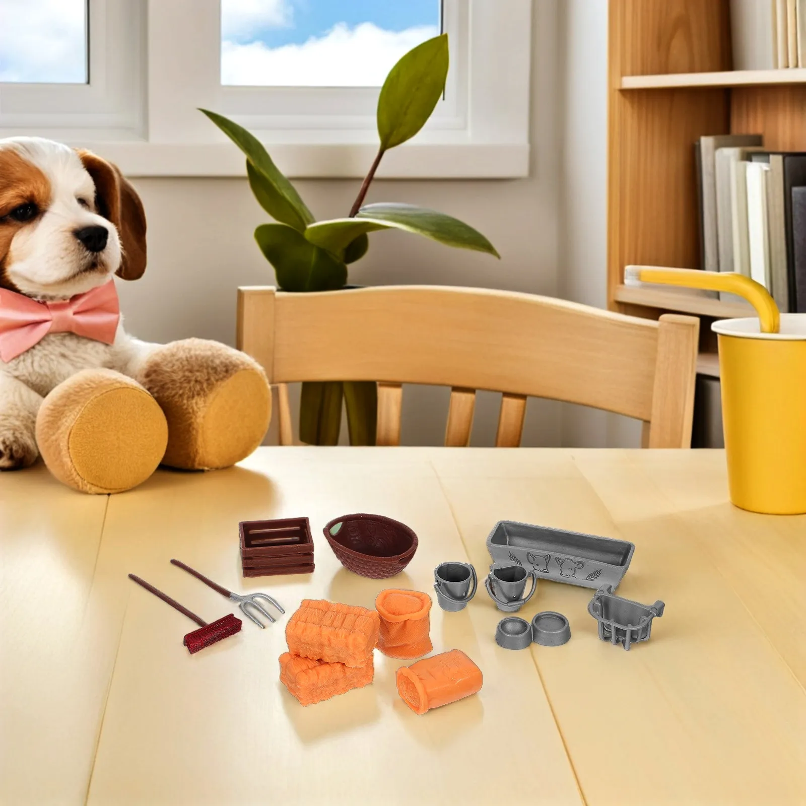 

Набор для игры в ферму с тематикой фермерского хозяйства: сарая, инструменты для работы с сеном, корма — комплексный набор для ролевых игр, практического обучения и творческого развития.