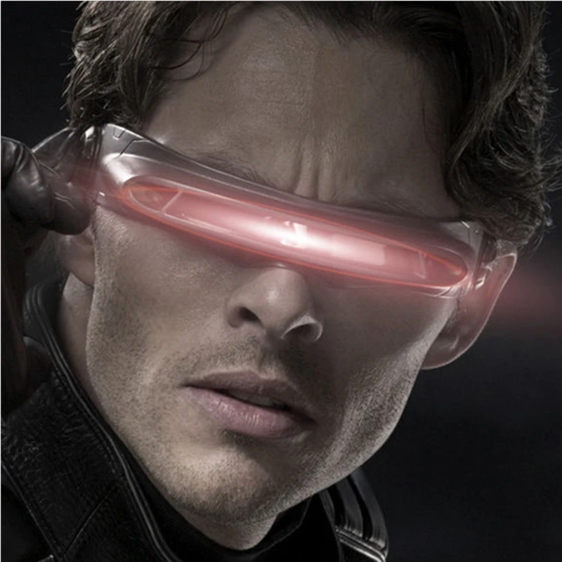 X-men Cyclops Cosplay Polarized Sunglasses for Men Women Memory Material Shield Designer Sunglasses