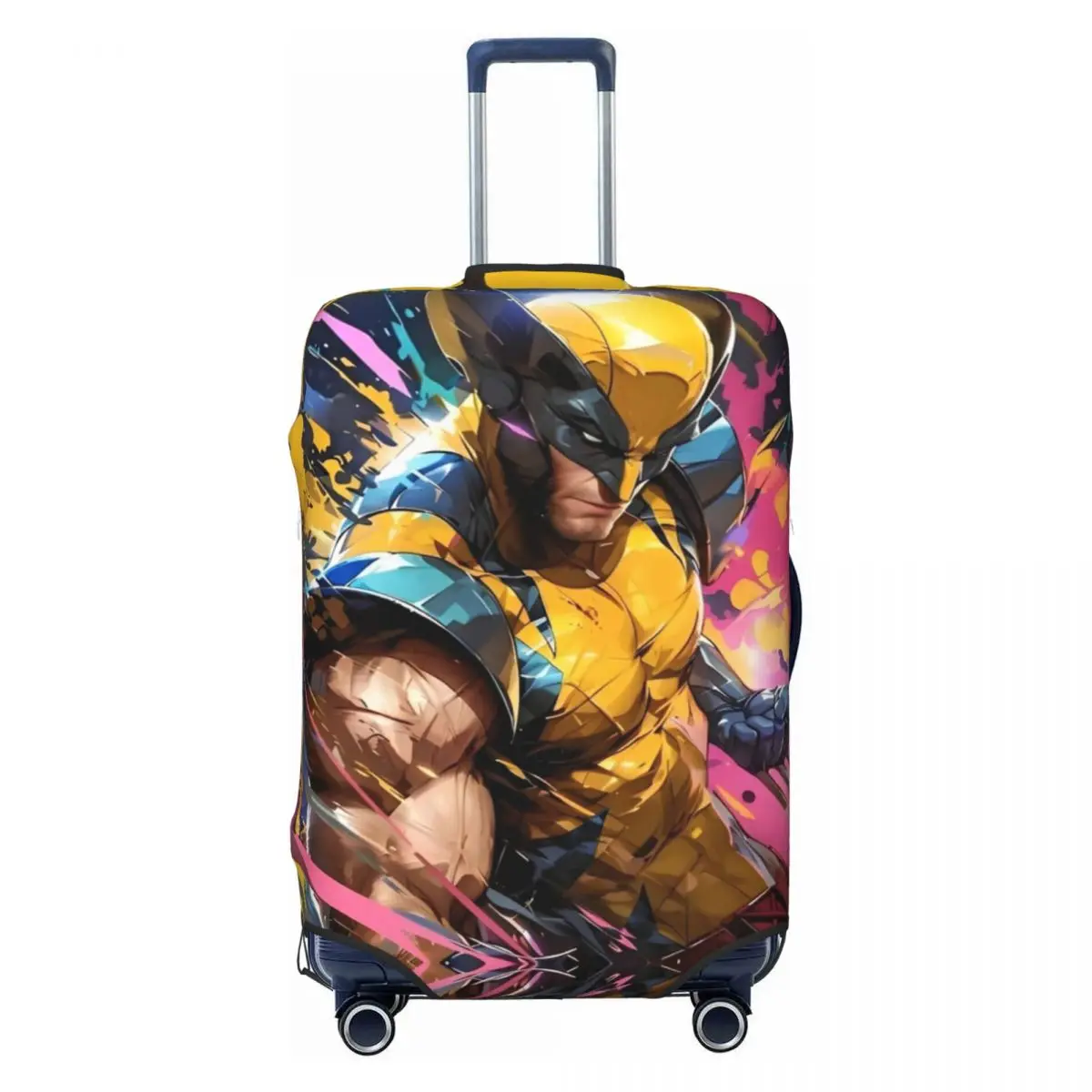 

Custom Funny Wolverine Classical Film Luggage Cover Protector Dust Proof Cool Superhero Travel Suitcase Covers