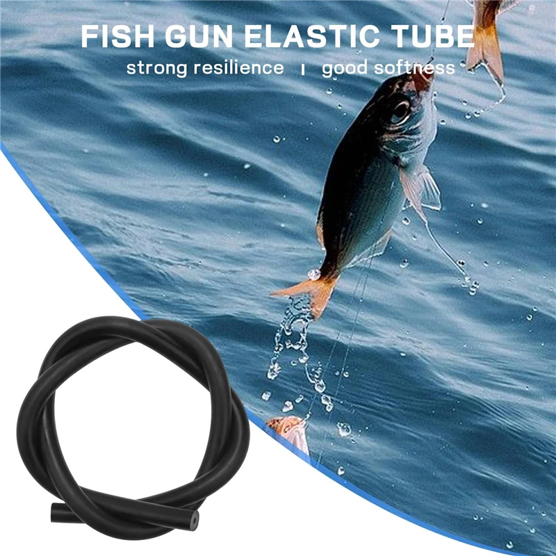 Bandas de goma para pesca submarina, tubo de emulsión de 14x3mm, equipo de accesorios para buceo, 1M