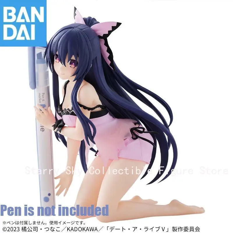

Подлинная Bandai Banpresto Date A Live Grip Pen Friends Yatogami Tohka Sweet Silk Wear Ver Фигурка Модель Коллекционная Фигурка Игрушки