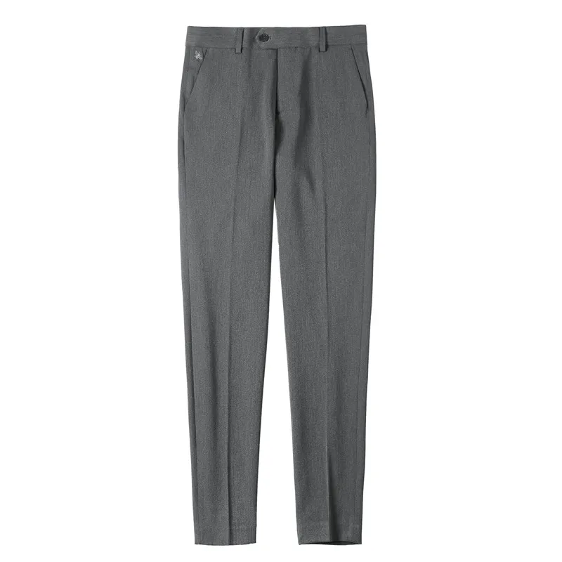 Pantalon de soirée brodé pour homme, tenue de mariage, Slim, de bonne qualité, solide, nouvelle collection automne hiver