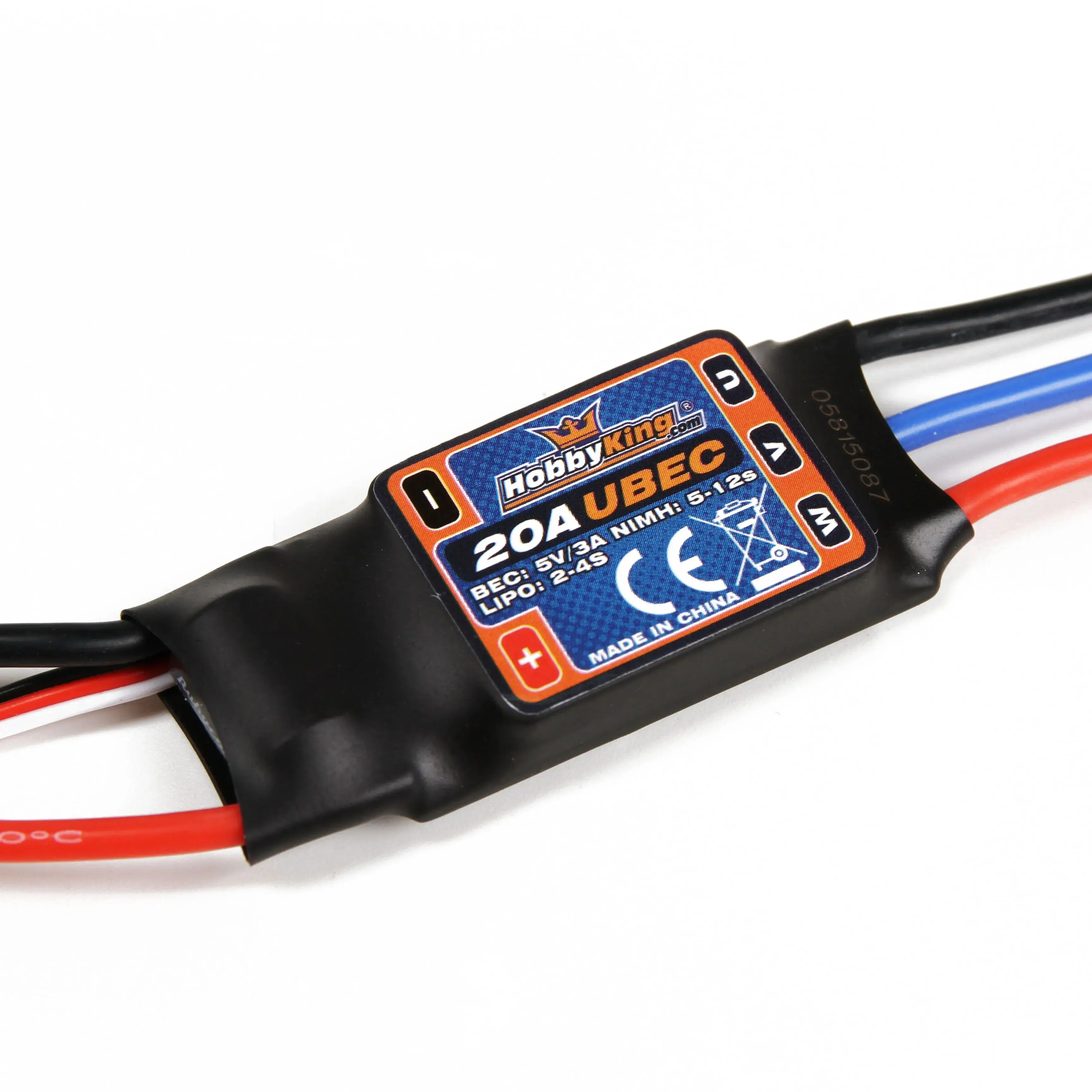 HobbyKing 20A ESC 3A UBEC Lipoly 2S 3S 4S Nixx 5S-12S ESC 3A UBEC Sensorless Brushless