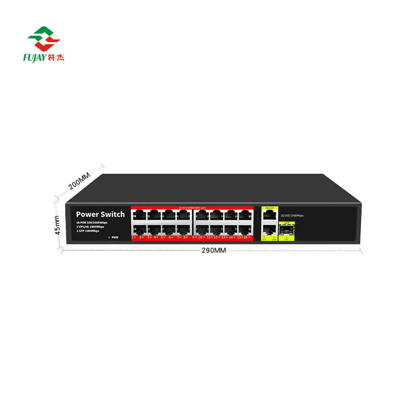 China Factory Wholesale 48v Gigabit Ethernet Switch 8 16 24 32 Poe+ Port L2 Fiber Sfp Uplink Poe Switch For Ip Camera,Ip Phone