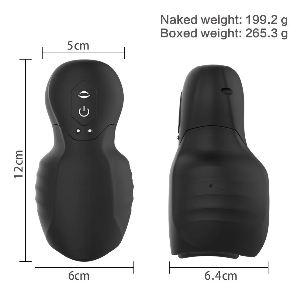 Men's Automatic Sucking Massage Masturbator Real Oral Sex Glans Trainer Penis Masturbator Dick Vibrator Stimulator Sexy Sex Toys view 6