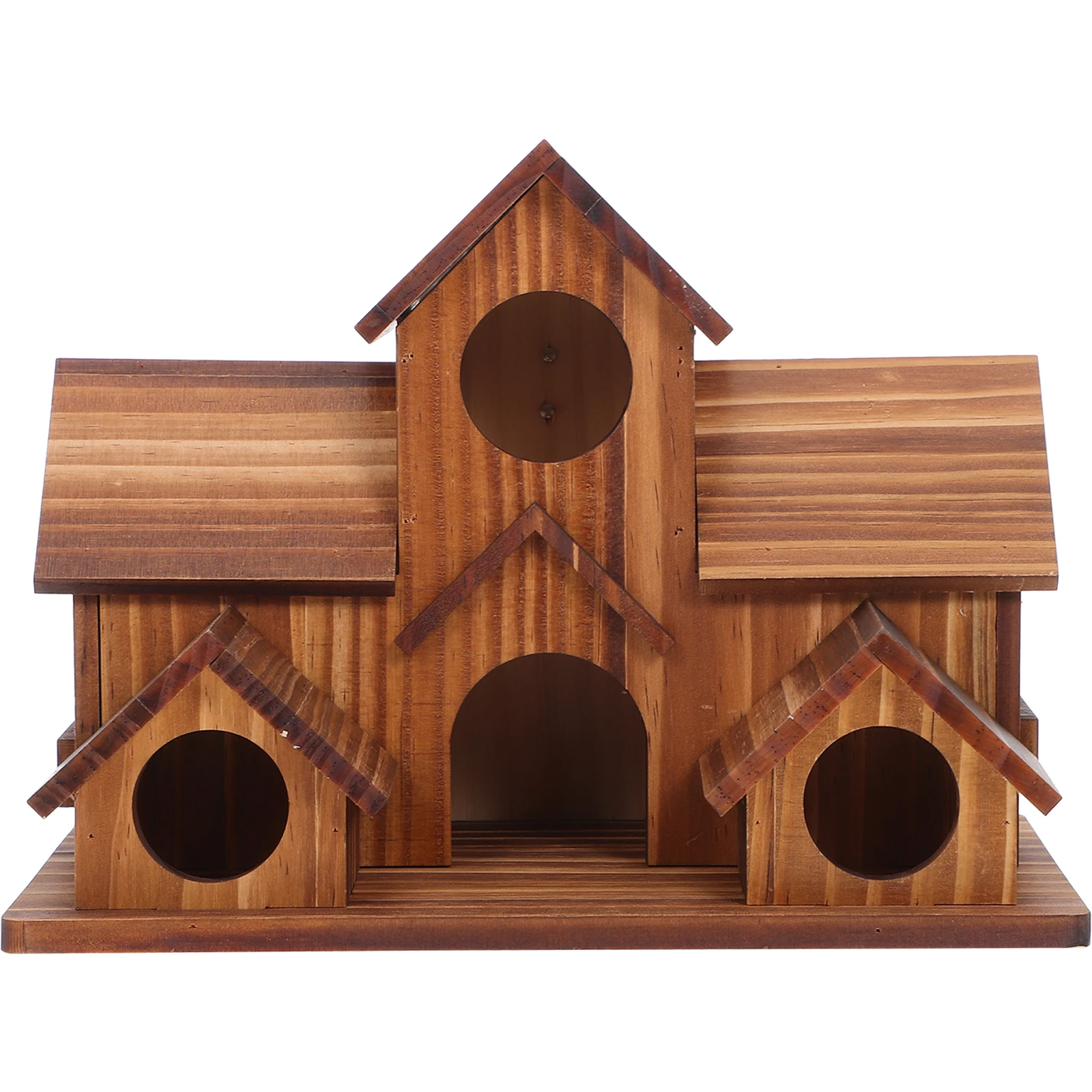 

Bird Cage Birdhouse for Garden Feeder Wild Birds Stand Outdoor Supplies Hut Nest Village