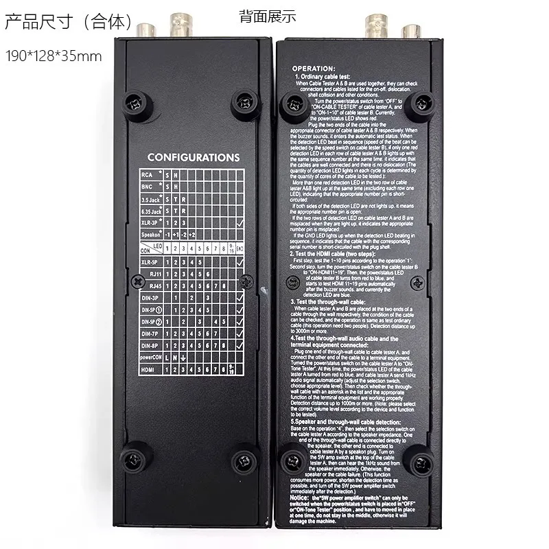 In Stock 2025 CT-78 Intelligent Line Measuring Instrument, Xanon + HDMI + RJ45 Three-in-one Detection, Automatic Signal Analysis