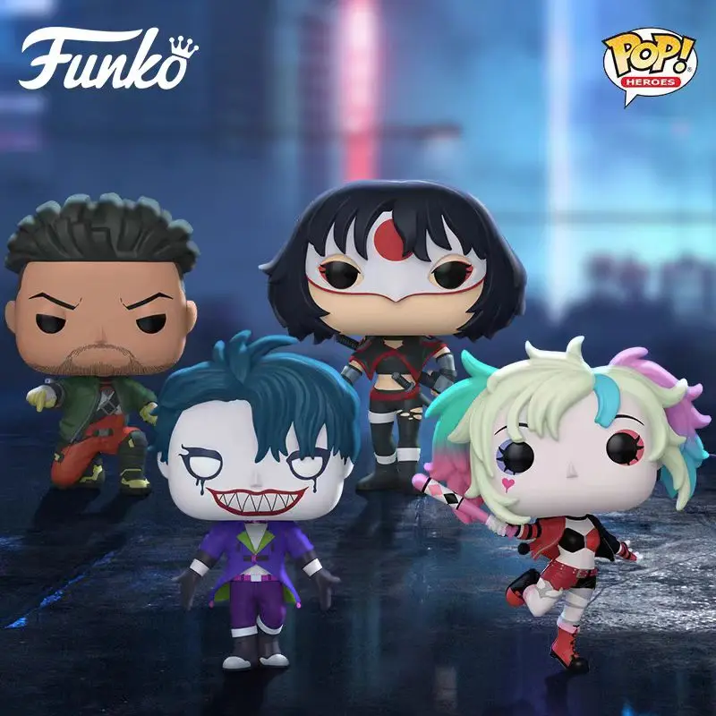 

Funko Pop DC Фильм Отряд самоубийц Харли Куинн Клоун Модель персонажа Deadshot Katana
