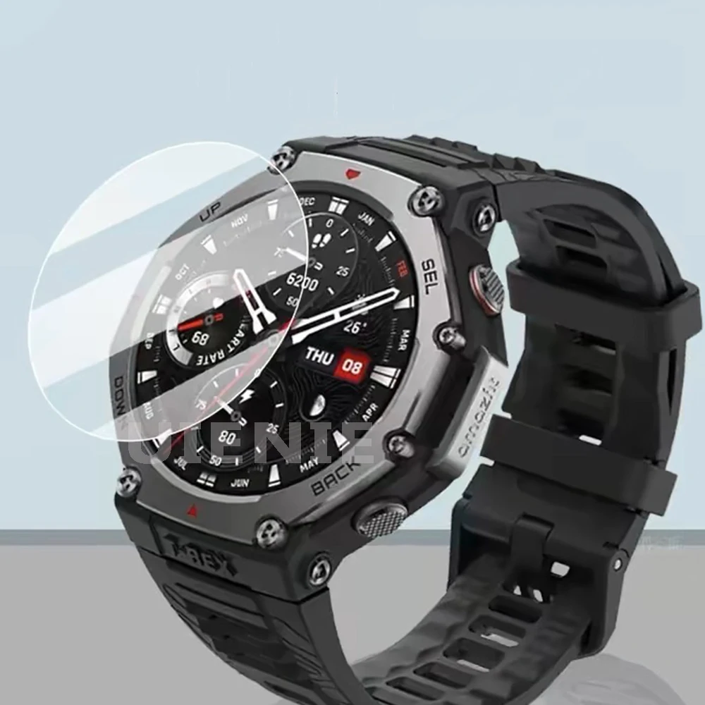 Película de vidro temperado para huami amazfit t-rex 3 / 2 relógio inteligente trex 3 protetor de tela película protetora de vidro