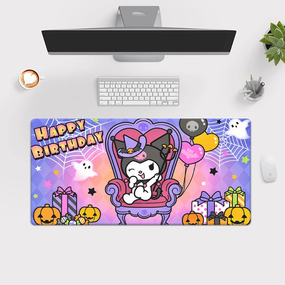 Sanrio Kuromi Cute Mouse Pad Keyboard Gaming Accessories Mouse Mats Game Office Computer PC Gamer Laptop Desk Mat